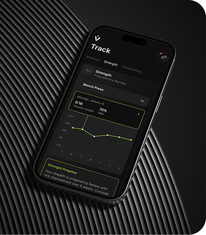 Velocity AI app tracking screen