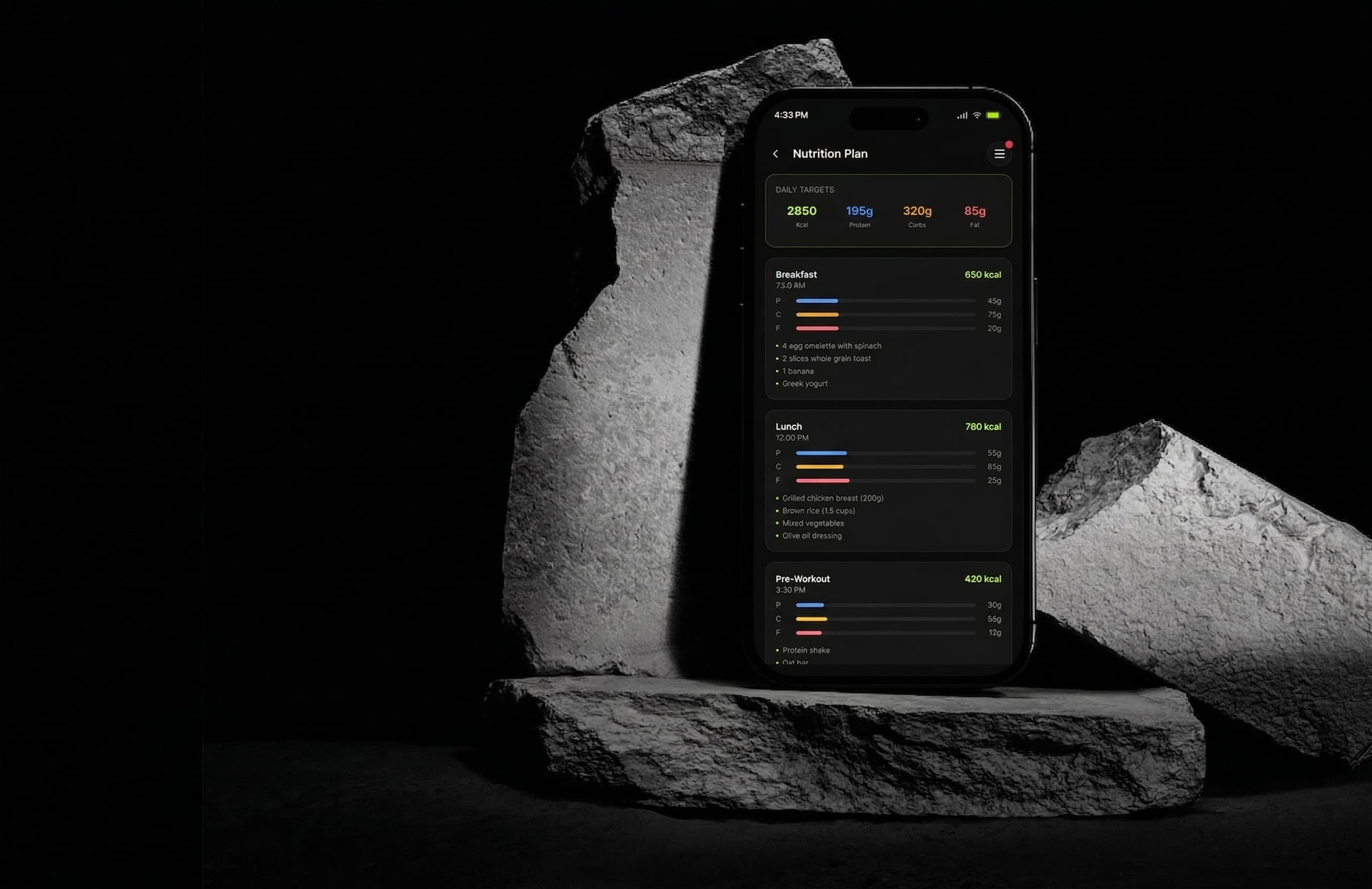 Velocity AI nutrition tracking